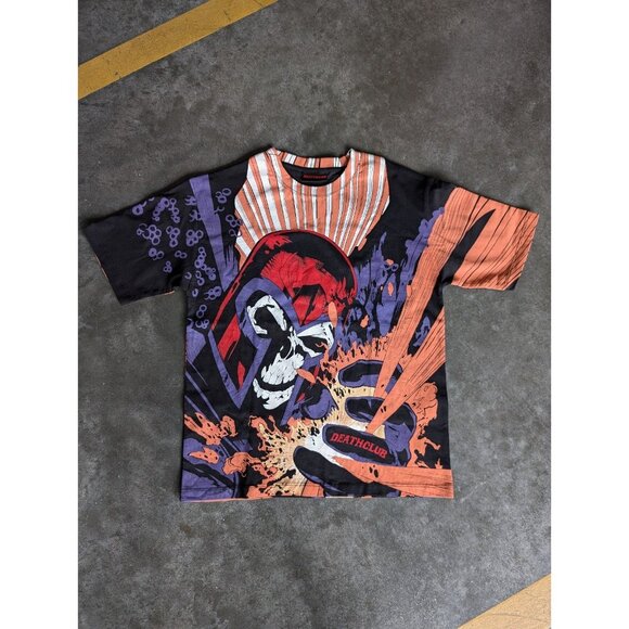 DeathClub Magneto Skull AOP T-Shirt S - Picture 1 of 6